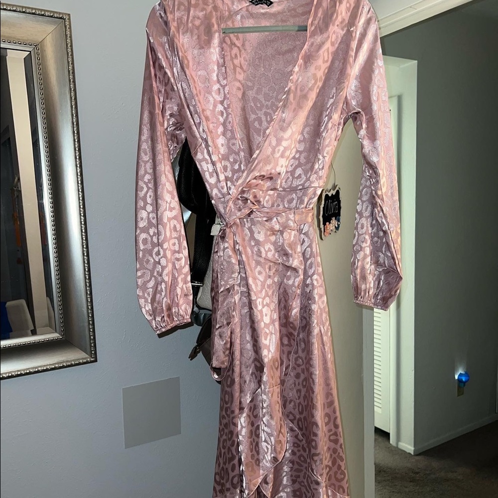 Silky maxi dress